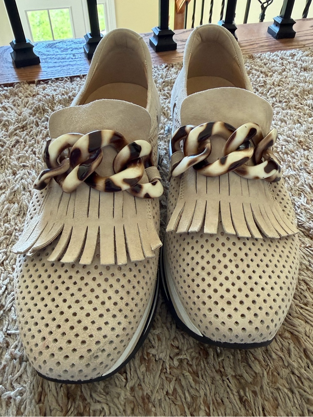 SoftWaves Cadie Platform Slip On Sneakers – Sahara – Size 36 - Like New